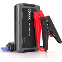 VTOMAN V1500 1500A jump starter power bank - 12V posilovač autobaterie, přenosný startér do auta s inteligentním startov