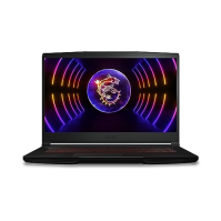 MSI Thin GF63 12UCX-816IT, 15,6" 144Hz, Intel i5-12450H, RTX 2050 4GB GDDR6, 16GB RAM, 512GB SSD M.2 PCIe 4, Win 11 Home Černá