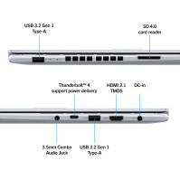 ASUS Vivobook 16X K3605ZF, 16" Anti-Glare, Intel i5-12450H, RAM 8GB, 512GB SSD PCIE, NVIDIA GeForce RTX 2050 4GB