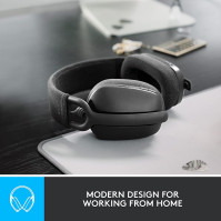 Logitech Zone Vibe 100 Lehká bezdrátová over-ear sluchátka s mikrofonem s potlačením hluku, pokročilá multipoint Bluetoo