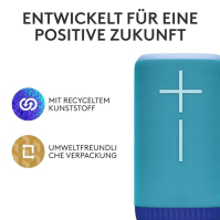 Bezdrátový mobilní reproduktor Bluetooth Ultimate Ears EVERBOOM, bohaté basy, pohlcující 360stupňový zvuk, plovoucí vodotěsný re