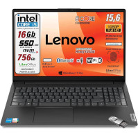 Lenovo, Intel i5 13th Gen, 8 jader, 16 GB RAM, 15,6"" Full HD displej, 256GB PCI SSD + 500GB HDD, Win 11 Pro, Libre Offi