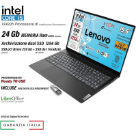 Lenovo, Notebook PC s procesorem Intel i5 13th Gen 1335U, 10 jader, 24 GB RAM, Full HD 15,6"" displej, SSD NVMe 256GB +