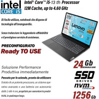 Lenovo, Notebook PC s procesorem Intel i5 13th Gen 1335U, 10 jader, 24 GB RAM, Full HD 15,6"" displej, SSD NVMe 256GB +