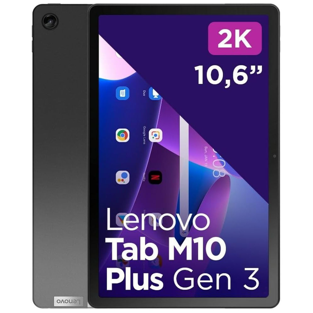 Lenovo TB-128XU Tab M10 Plus, 10.61 palců, LTE, 128GB úložiště, 4GB RAM, Storm Grey