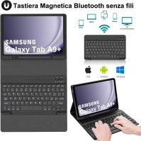 JADEMALL pouzdro s klávesnicí pro Samsung Tab A9+ 11" - Klávesnice Samsung Tab A9 Plus 2023 SM-X210/X216/X218, italské rozložení