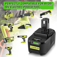 Ibanti 2x RB18L50 18V 5,5Ah náhradní baterie pro Ryobi P108 RB18L40 RB18L25 RB18L15 RB18L13 P108 P107 P122 P104 P105 P102 P103 s