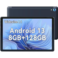 HotLight Tablet 10 Zoll, Android 13 Go Tablet PC, 8GB RAM 128GB ROM(1TB TF), osmijádrové procesory, Bluetooth5.0, 5MP +