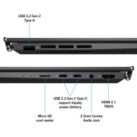 Notebook Asus Zenbook 14 UM3402YA B086ZSY3K5, Notebook v hliníkovém provedení s displejem 14" WQXGA 16:10 Anti-Glare, AMD Ryzen