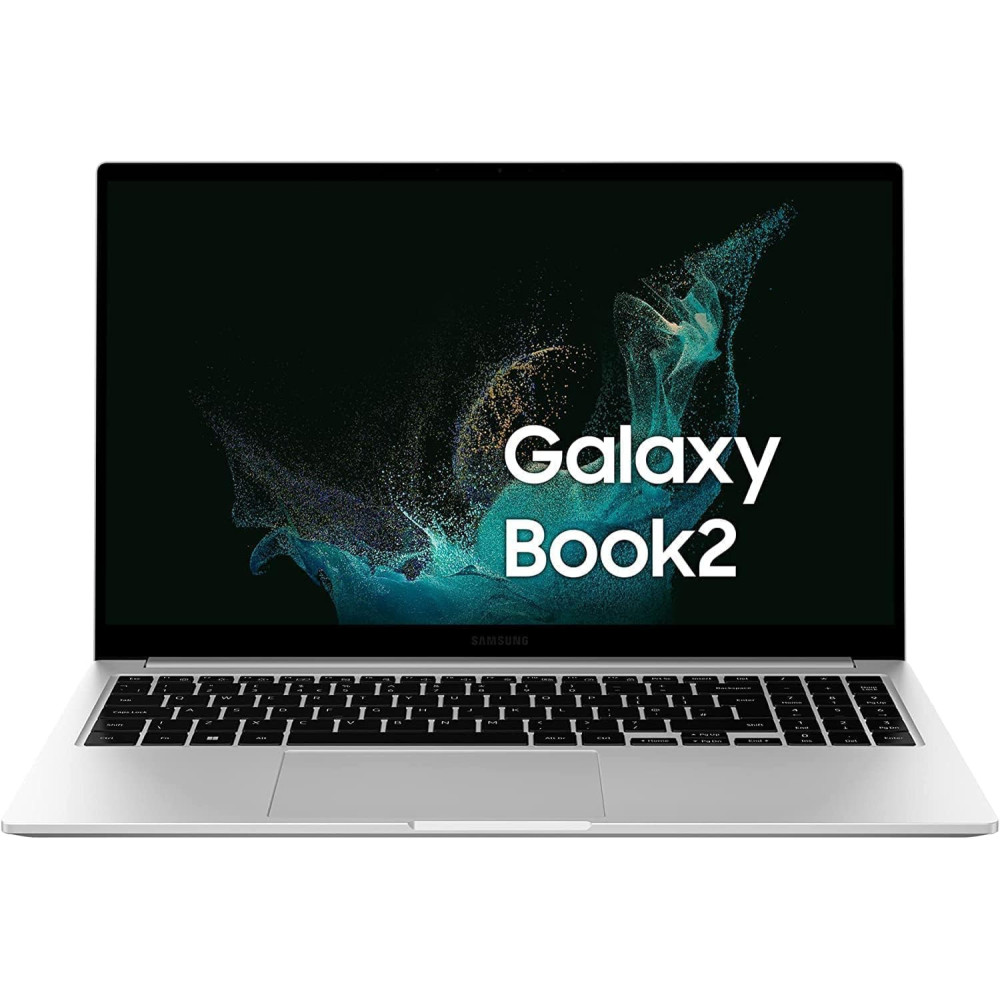 Notebook Samsung Galaxy Book2, ultra tenký, 15,6" FHD LED, Intel Core i5 dvanácté generace, Intel® Iris® Xe, RAM 16GB LPDDR4x, 2