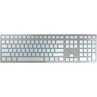 CHERRY KW 9100 SLIM FOR MAC, bezdrátová klávesnice Mac, US rozložení (QWERTY), Bluetooth nebo 2,4 GHz rádio, ploché klávesy