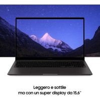 Notebook Samsung Galaxy Book2, ultra tenký, 15,6" FHD LED, Intel Core i5 dvanácté generace, Intel® Iris® Xe, RAM 16GB LPDDR4x, 2