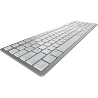 CHERRY KW 9100 SLIM FOR MAC, bezdrátová klávesnice Mac, US rozložení (QWERTY), Bluetooth nebo 2,4 GHz rádio, ploché klávesy