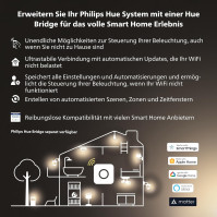 Inteligentní stropní závěsné světlo LED Philips Hue Being White Ambiance [černé se stmívačem] Alexa, Google, Apple