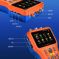 GT MEDIA Satellite Finder Pro SAT Finder Dekodér přijímače signálu DVB-S2X/S2/S/T2/T/C Digitální rozpoznávání satelitu