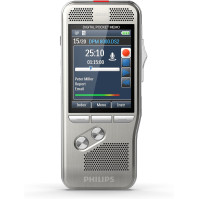 Philips DPM8900/02 set záznamníku pro schůzky, digitální diktafon se 4 hranatými mikrofony 360°