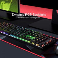 Vylepšená bezdrátová herní klávesnice RGB Redragon K556 PRO, hliníková mechanická klávesnice BT/2,4 GHz ve třech režimech