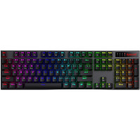 Vylepšená bezdrátová herní klávesnice RGB Redragon K556 PRO, hliníková mechanická klávesnice BT/2,4 GHz ve třech režimech