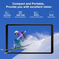 DOOGEE T20 Mini Pro Android Tablet 13, 2,3K FHD+ Tablet 8,4 palce, 20GB RAM 256GB ROM/TF 1TB, osmijádrový herní tablet, 5060mAh