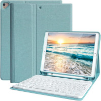 Bluetooth klávesnice KBCASE pro iPad Case 7 8 9. generace, francouzský AZERTY, kryt klávesnice pro iPad 10.2-A2602/A2604