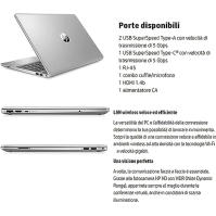 HP 250 G9, LAPTOP NOTEBOOK notebook, SILVER, i5-1235U, 8 GB DDR4 RAM, 256 GB M2 SSD, 15,6" FHD obrazovka, Win 11 Pro, podsvícená