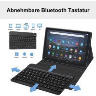 Klávesnice pro iPad 10. generace 2022 10,9" – italské pouzdro s QWERTY klávesnicí pro iPad 10. generace, magnetické odnímatelné