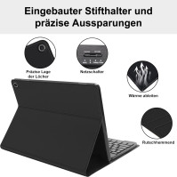 Klávesnice pro iPad 10. generace 2022 10,9" – italské pouzdro s QWERTY klávesnicí pro iPad 10. generace, magnetické odnímatelné