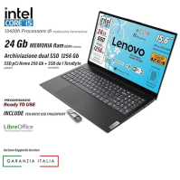 Lenovo, Notebook PC s procesorem Intel i5 13th Gen 1335U, 10 jader, 24 GB RAM, Full HD 15,6"" displej, SSD NVMe 256GB +