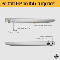 HP 15-fc0071ns - Přenosný počítač 15,6" Full HD (AMD Ryzen 5 7520U, 16GB RAM, 512GB SSD, AMD Radeon 610M, Bez operačního systému