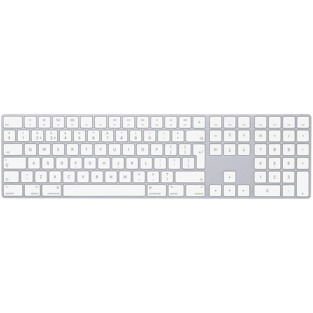 Apple Magic Keyboard s numerickou klávesnicí: Bluetooth, dobíjecí. Kompatibilní s Mac, iPad nebo iPhone