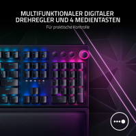 Bezdrátová mechanická herní klávesnice Razer BlackWidow V3 Pro s žlutými spínači US