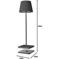 Sompex Troll 2.0 LED zahradní stolní lampa antracitová