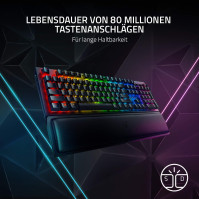 Bezdrátová mechanická herní klávesnice Razer BlackWidow V3 Pro s žlutými spínači US