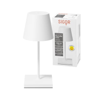 SIGOR Nuindie mini - Stavitelná malá LED akumulátorová stolní lampa pro interiér a exteriér, odolná proti stříkající vodě IP54