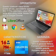 Lenovo Notebook 15,6" Full HD Intel Core N4500 až 2,8 GHz RAM 8 GB HSSD 1256 GB Balíček Office Pro 2021 Windows 11 Pro připraven