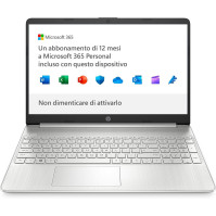 Laptop HP 15s-fq3003sl, Notebook, Intel Celeron N4500, 4 GB DDR4 RAM, 128 GB SSD, Intel UHD Graphics, 15,6” FHD Antireflexní obr