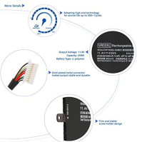 ANTIEE 11,4V 45Wh VR03XL Baterie pro notebook HP Envy 13-D Series13-D000 D010NR D099NR D061SA D040WM D040NR D008NA D000NG D004NA