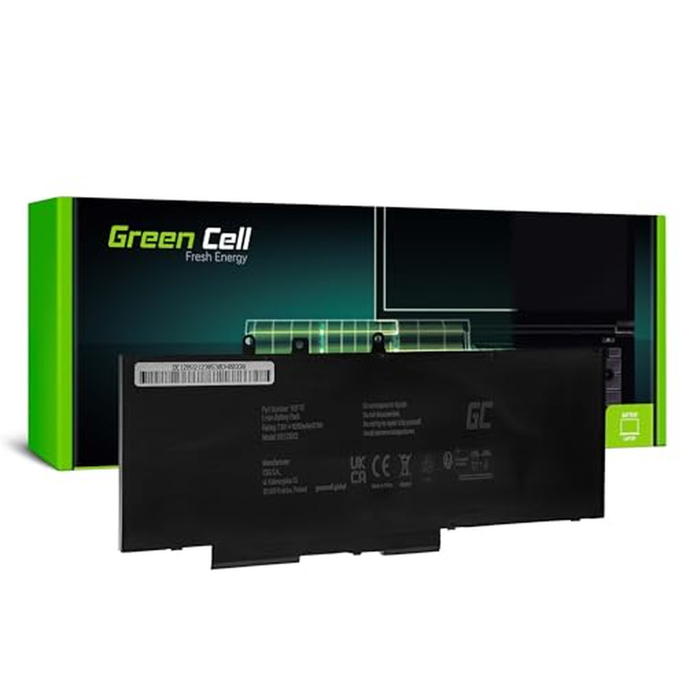 Green Cell Baterie 93FTF GJKNX pro Dell Latitude 5280 5290 5480 5490 5491 5495 5580 5590 5591 Precision 3520 3530