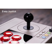 8Bitdo Arcade Stick pro Switch & Windows, Arcade Fight Stick s bezdrátovým Bluetooth, 2.4G přijímačem a kabelovým připojením