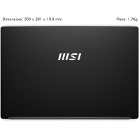 MSI Modern 15 B13M-448IT, Notebook 15,6" FHD 60Hz, Intel i5-1335U, Intel Iris Xe, RAM 8GB DDR4 3200MHz, 512GB SSDPCIe 3, WiFi 6,