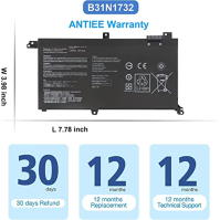 ANTIEE B31N1732 Baterie pro ASUS VivoBook S14 S430FA S430FN S430UA S430UF S430UN X430FA X430FA X430FN X430UF X430UN K430FA K430F