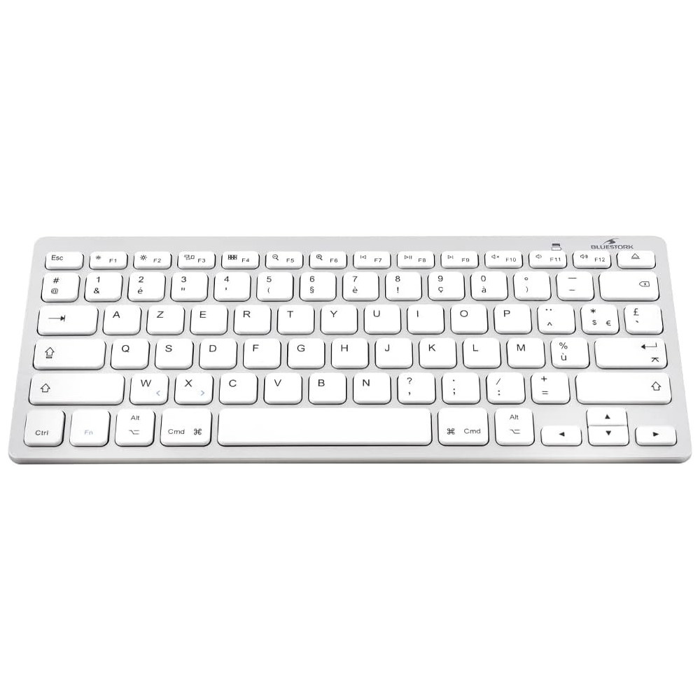 Bluestork Bezdrátová Bluetooth klávesnice pro MacBook Pro, MacBook Air, iPad, iPhone - Mini klávesnice Mac v francouzské AZERTY