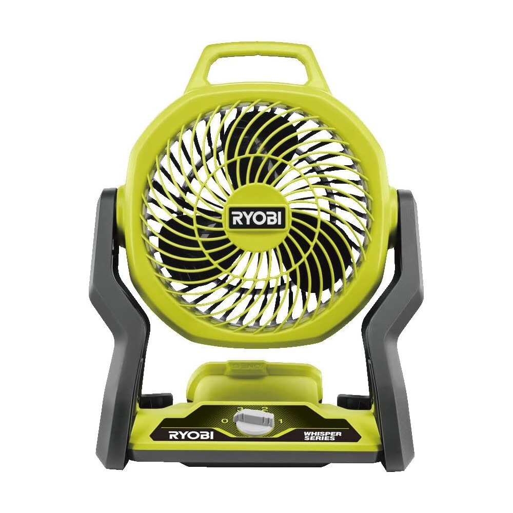 RYOBI 18 V ONE+ bezdrátový ventilátor RF18-1C20GZL (kompaktní a přenosný ventilátor pro vnitřní i venkovní použití