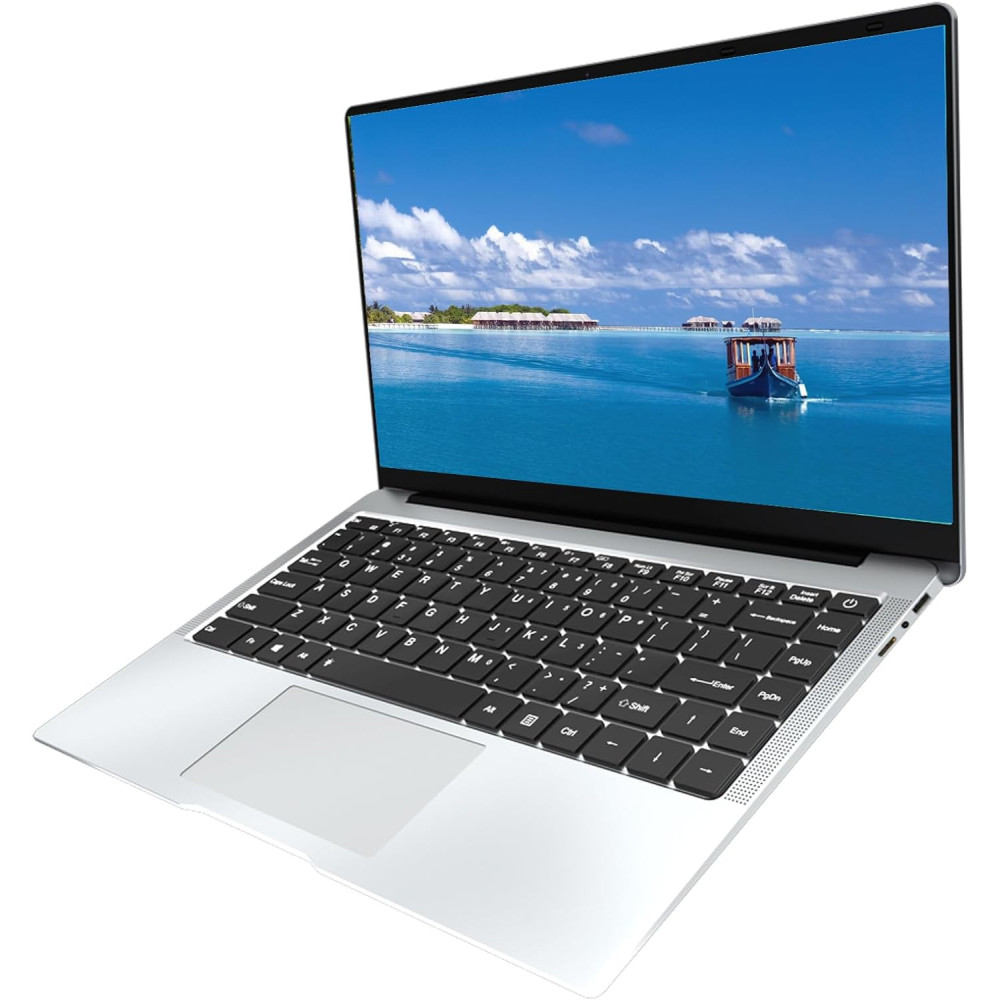 DUNHOO Laptop PC 14,1" 8 GB LPDDR4 RAM 256 GB SSD Win11 Pro Celeron J4125 Laptop, rozšíření WiFi Bluetooth 5.0 USB Mini HDMI BT