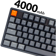 Keychron K10 Full Size DE ISO Layout RGB mechanická klávesnice vyměnitelná za běhu, multitaskingová herní klávesnice se 104 kláv