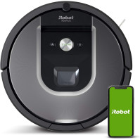 Robotický vysavač iRobot Roomba 960 se silným sacím výkonem, 2 vícepodlažní kartáče, navigace pro několik místností