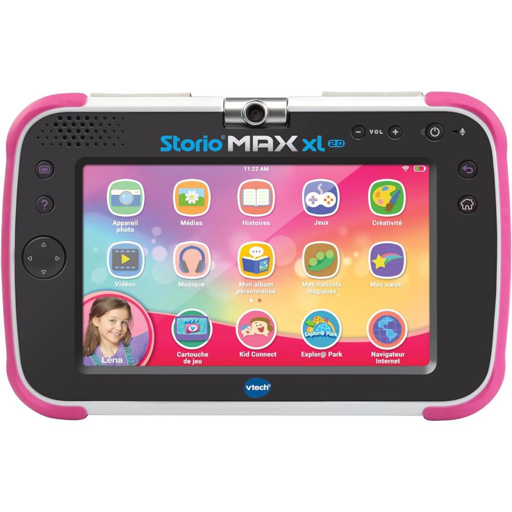 VTech - Tablet Storio Max XL 2nd Pink - 7" dětský tablet 1% výuková funkce - francouzská verze