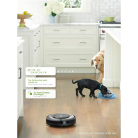 Robotický vysavač iRobot Roomba 960 se silným sacím výkonem, 2 vícepodlažní kartáče, navigace pro několik místností