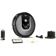 Robotický vysavač iRobot Roomba 960 se silným sacím výkonem, 2 vícepodlažní kartáče, navigace pro několik místností