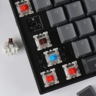 Mechanická klávesnice Keychron K10 se 104 klávesami pro Mac Windows, bezdrátový Bluetooth/RGB kabel s hliníkovým rámem G